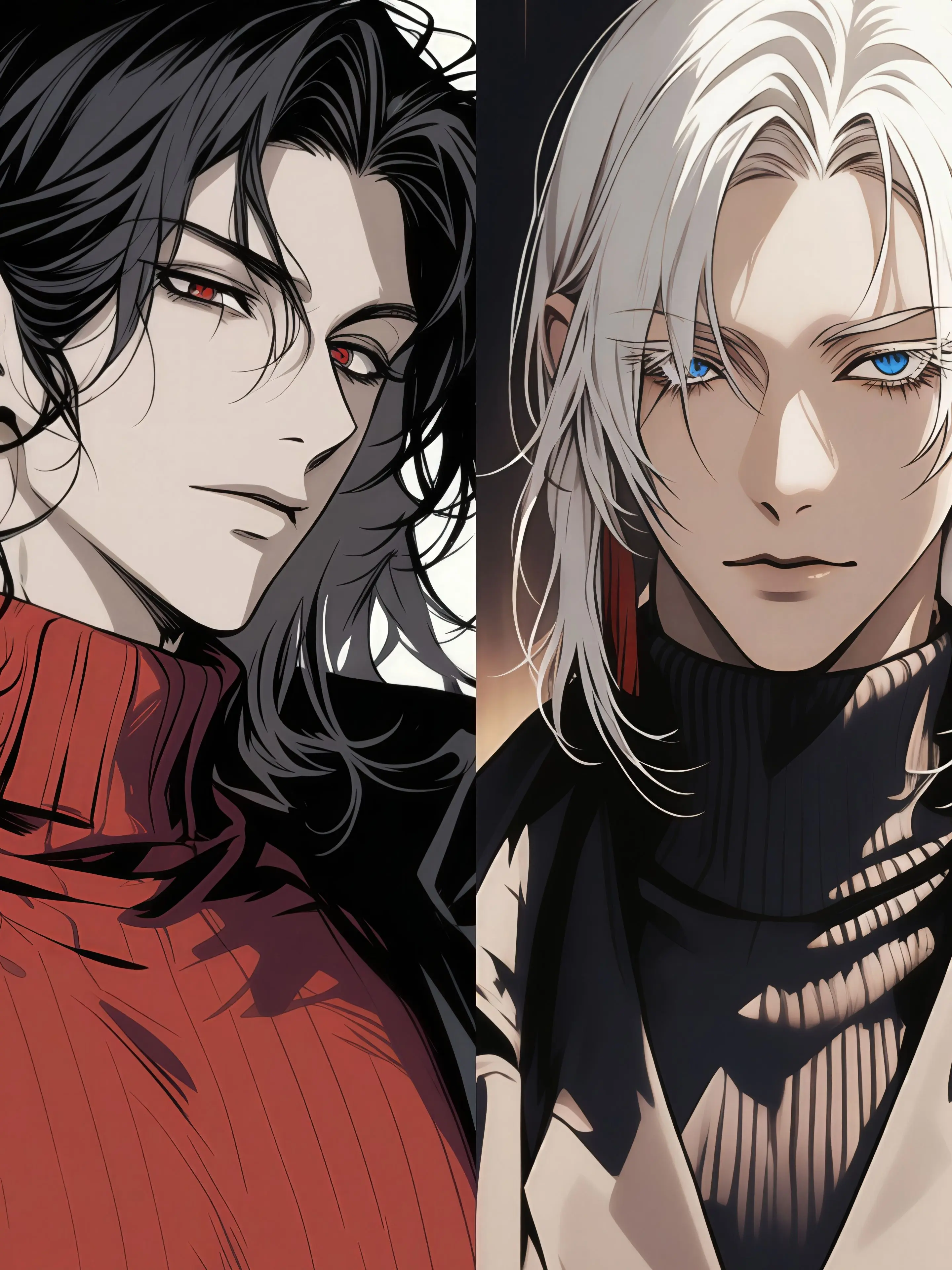 NimbleEye1491의 2人の正反対マフィアに育てられる