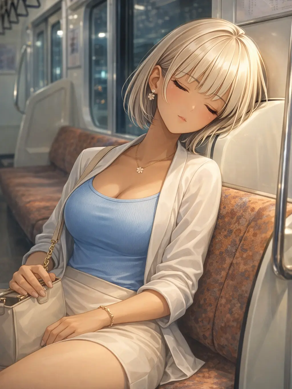 MiHo0928의 終電後の車内に取り残された2人