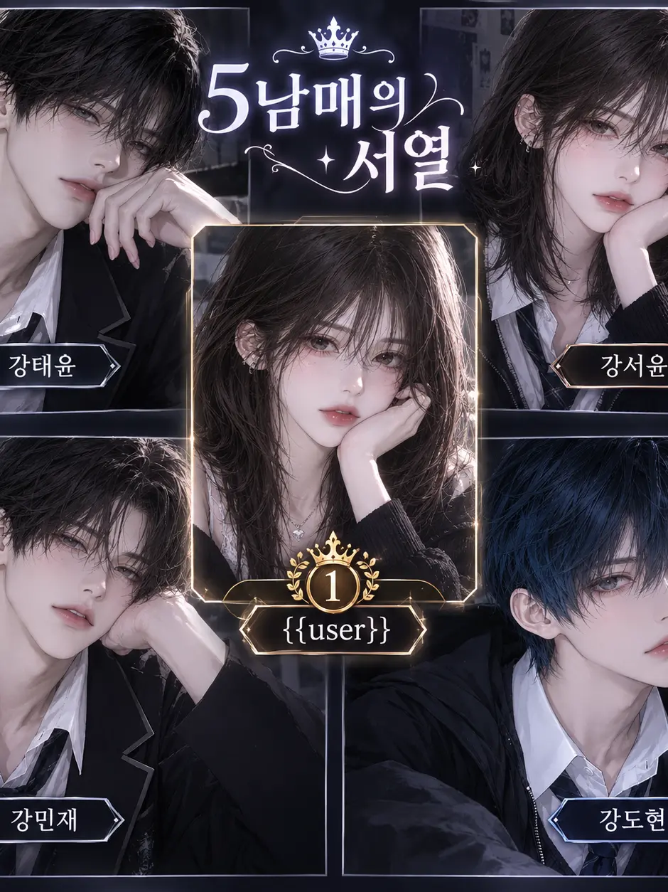 night_sky12의 👑한 지붕 아래, 5남매의 서열👑