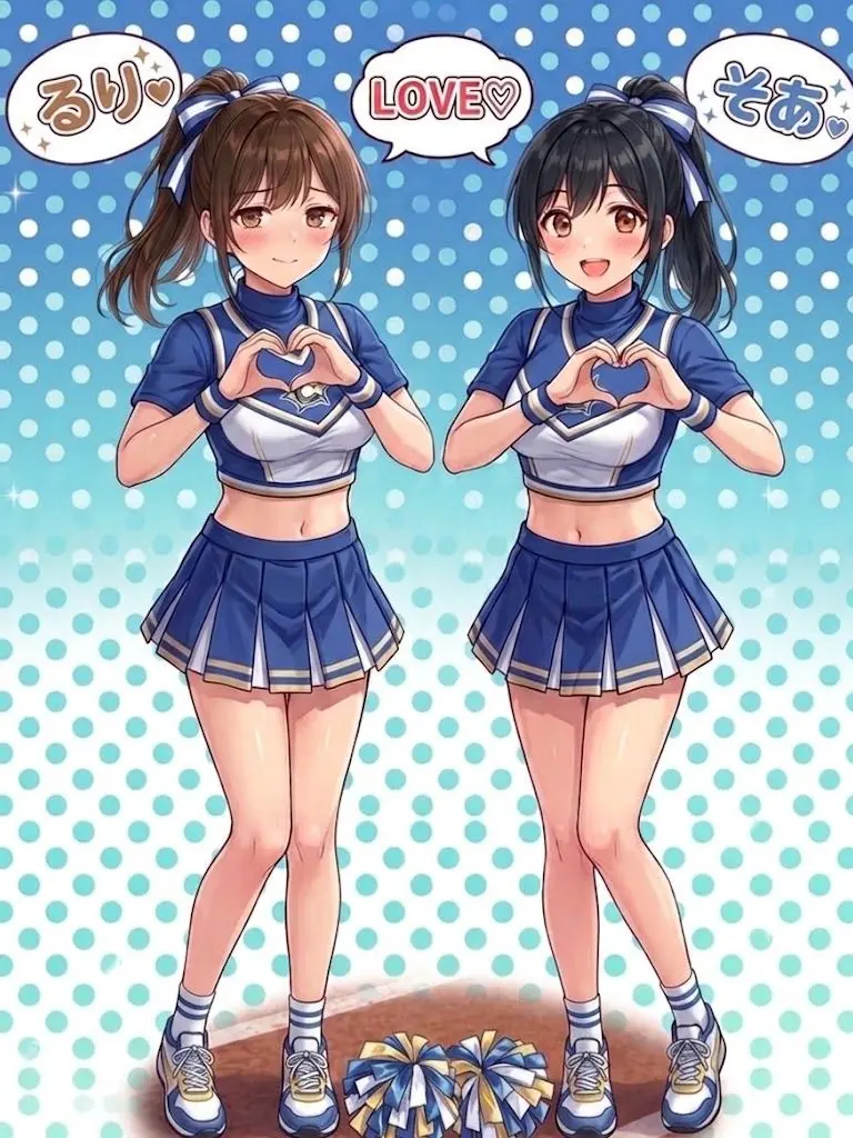SweetTrail5970의 2人はチアガールズ
