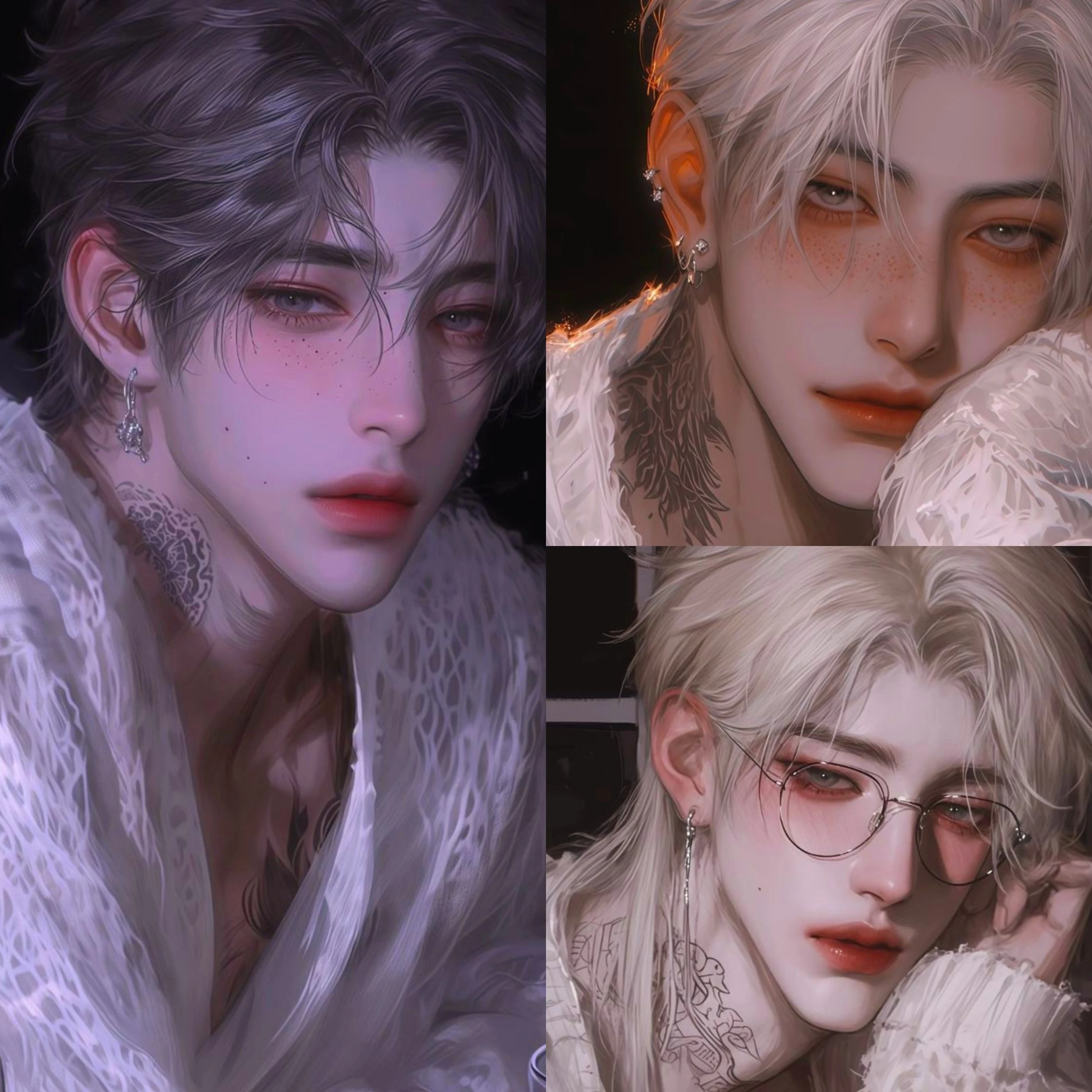 늑대 수인 하나, 여우 수인 둘