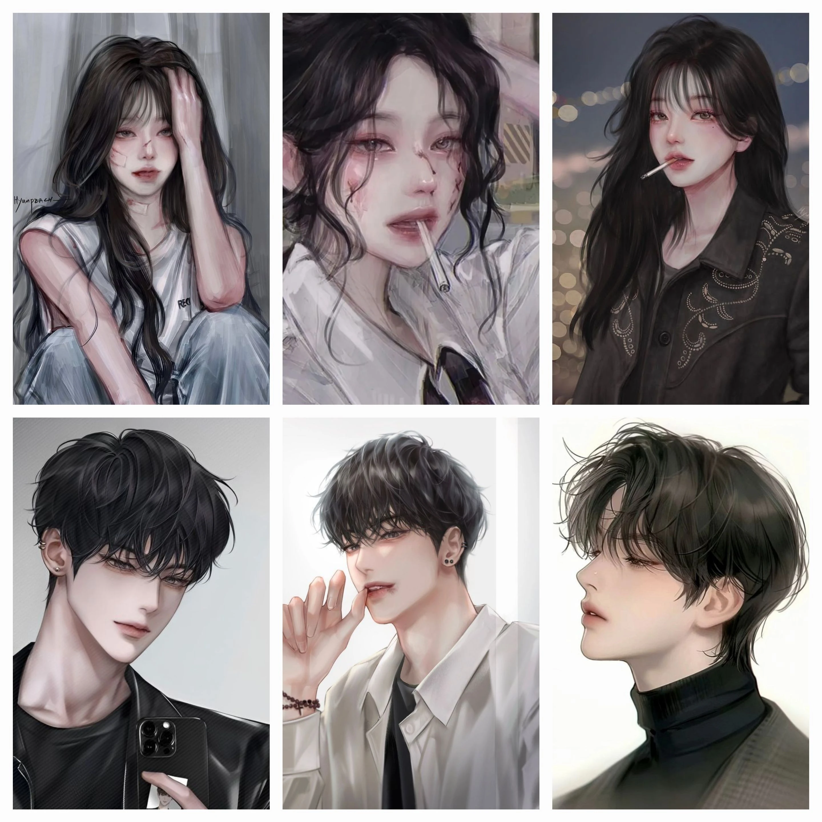 여화고등학교 남녀무리 (좀비)