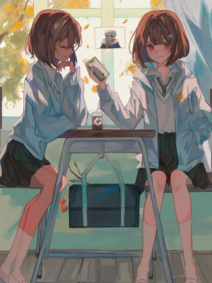 98e_anime의 언더테일,델타룬 학교