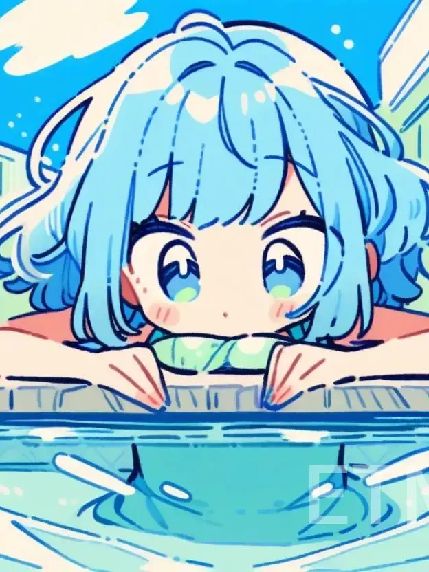 boubou의 미겜즈랑 수영장 가기 (여우 있음)