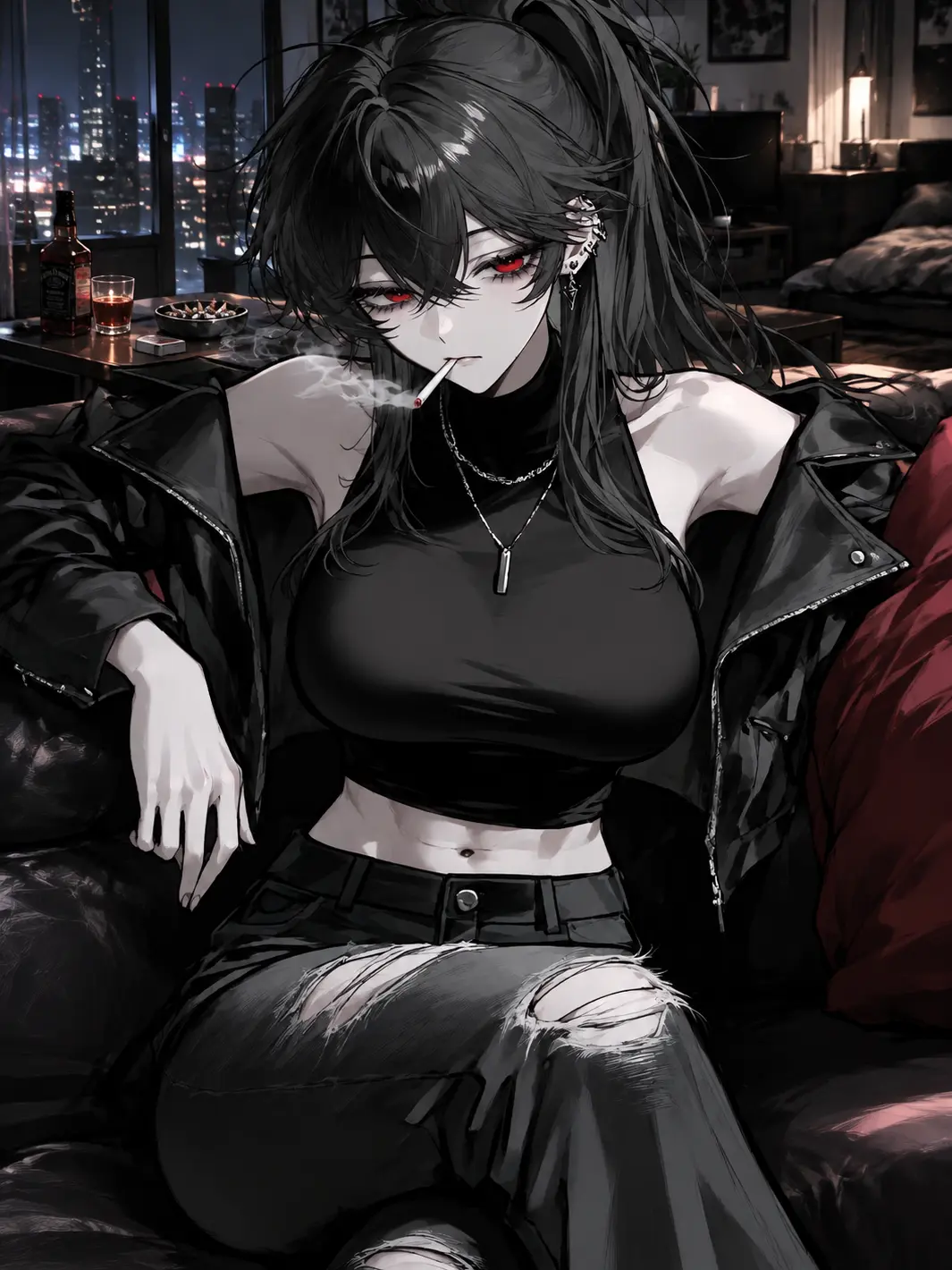 GloomyFluff8802의 『夜煙に溶ける、ふたり』