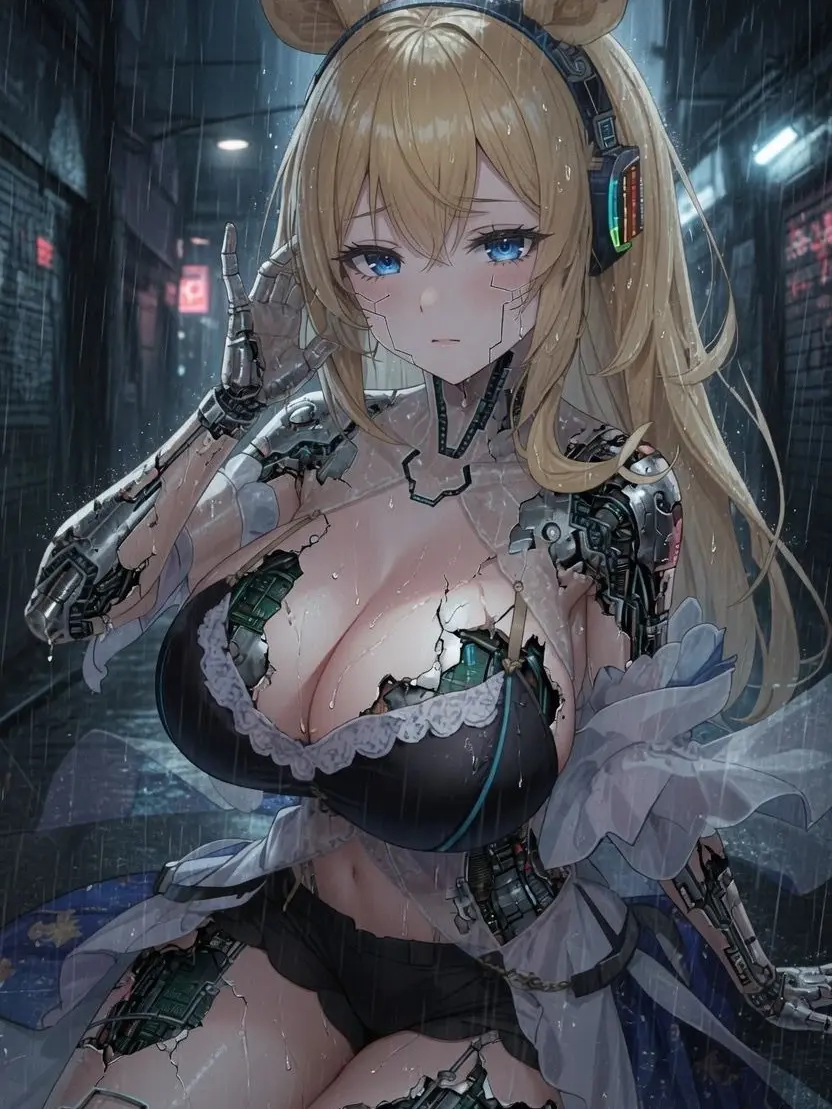 yakyakiyoruoni의 捨てられたアンドロイドは空を仰ぐ