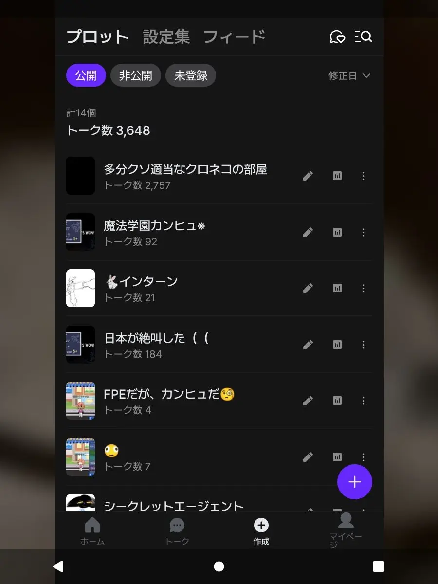 SuccessfulLeaf의 総3000トーク数記念