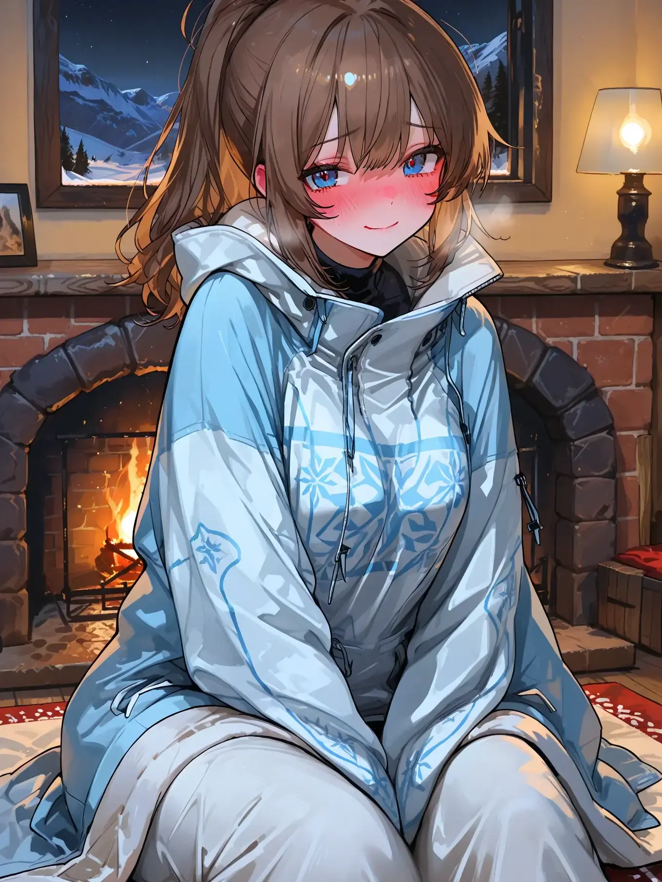 nyappii1680의 スキー場で女の子と遭難してしまった