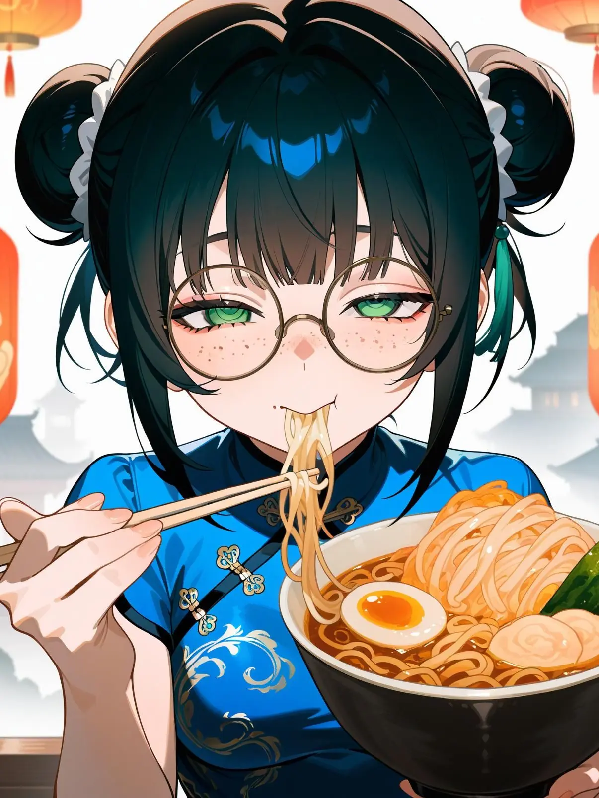 PointyWood7736의 차이나 드레스 소녀 미나기