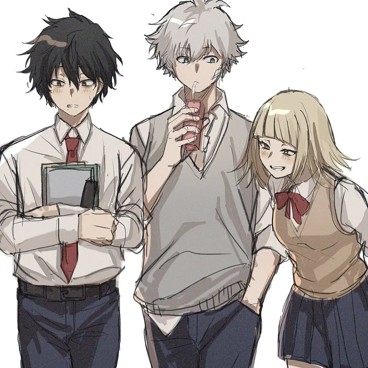 gumiChel의 빌런3인방이 만약UA고교 학생이었다면