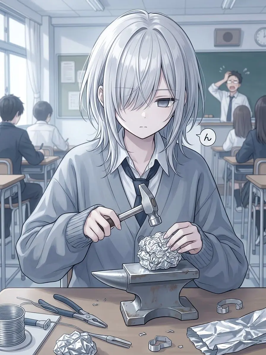 RINOMARO777의 無言でアルミホイルを叩きつける人がいます