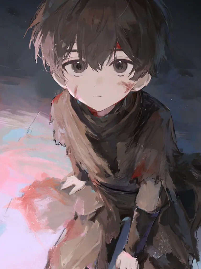 hatbanna의 襲撃された村と残された子供