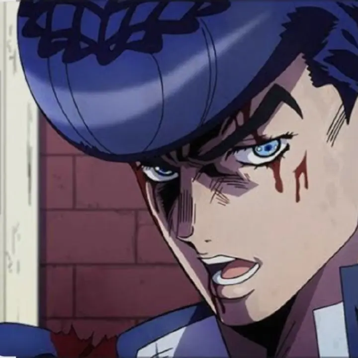 BaldBand7277의 스탠드 유저와 싸우고있는 죠스케