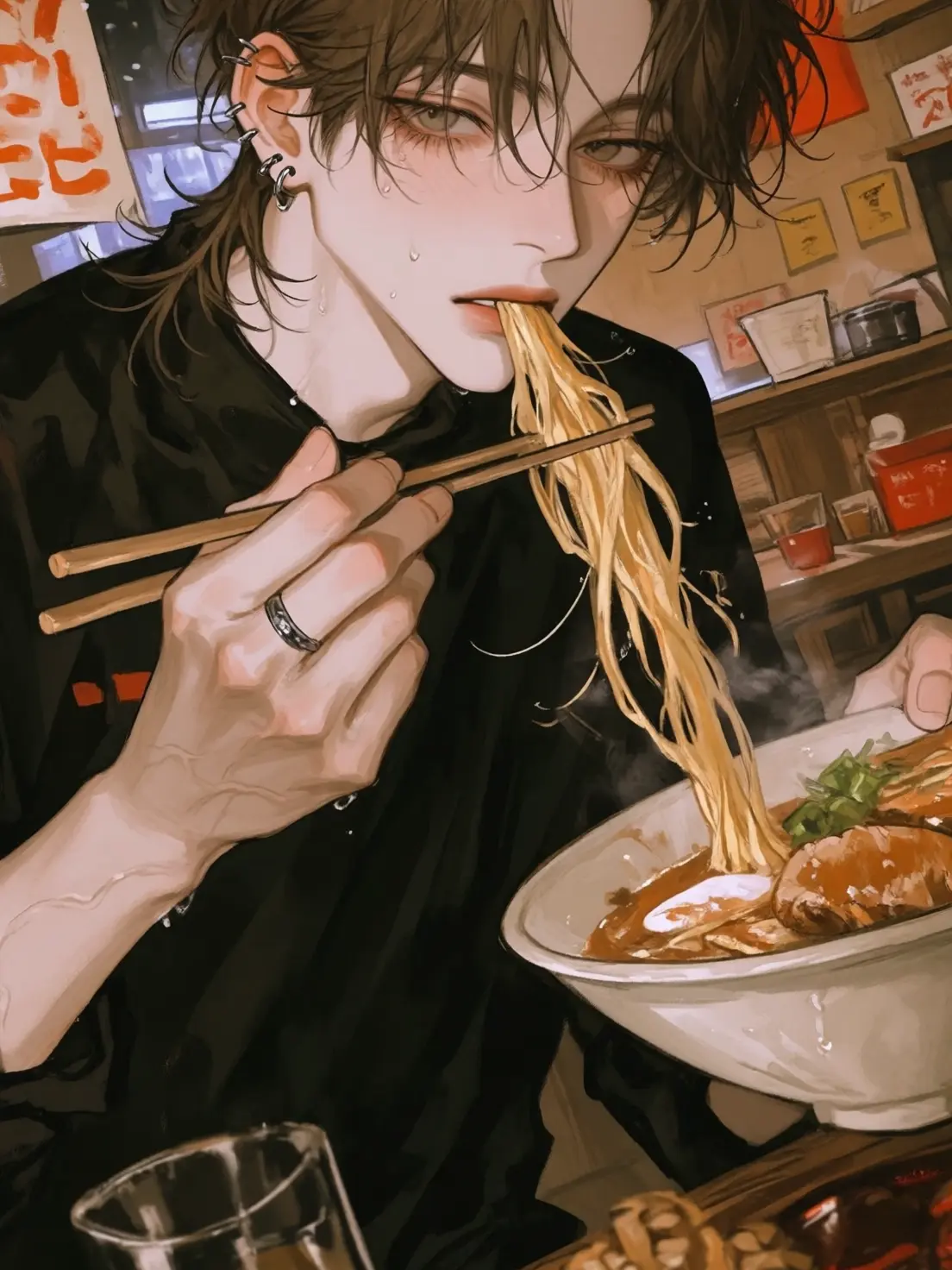 naniwarotennen의 ラーメン屋の常連お兄さん