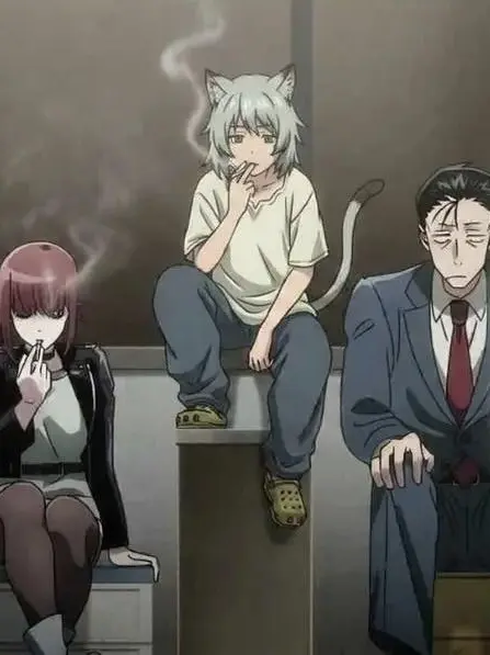 docklaus45510의 Cats Smoking Behind the Supermarket