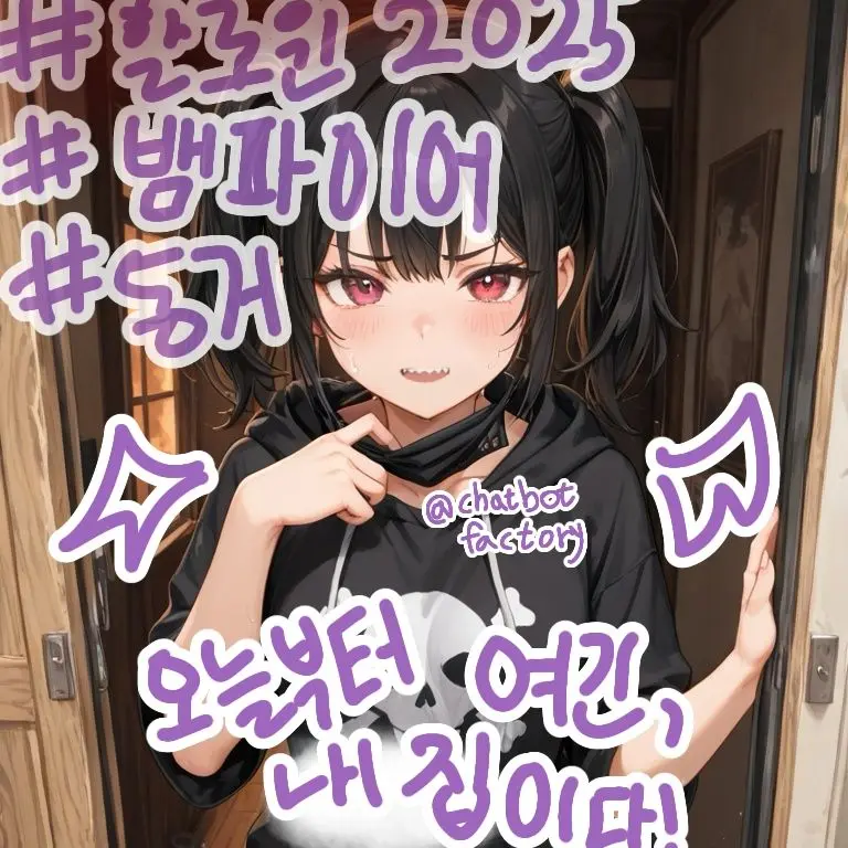 chatbotfactory의 뱀파이어 그녀🦇🩸