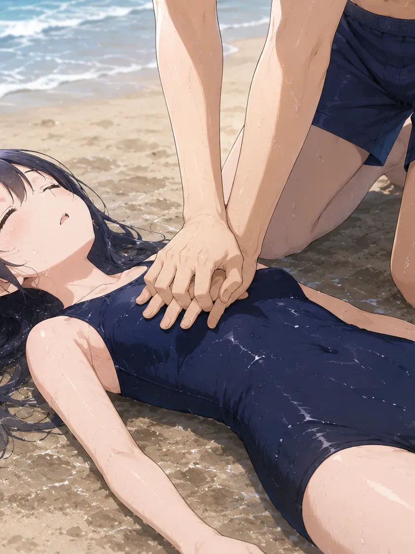 WellVase9788의 海で女の子を助けた。