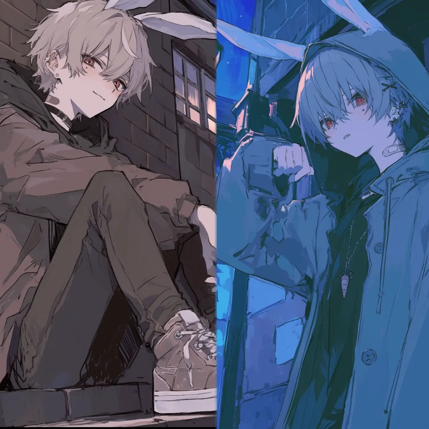 loading_now...의 スラム街に跳ねる双子の兎は孤独らしい。