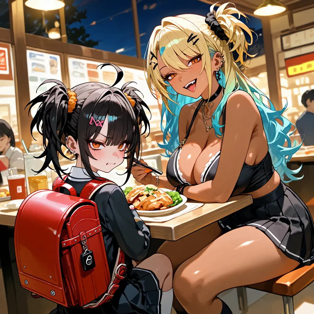 Rindo00의 琥珀と瑠璃のギャル母娘