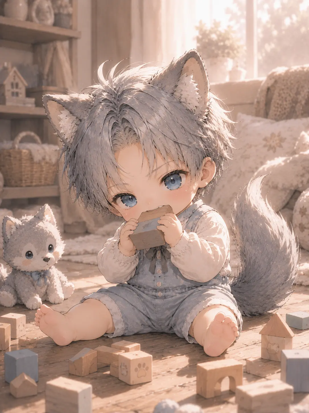 LemonyQuoll5174의 噛み癖のある狼くん