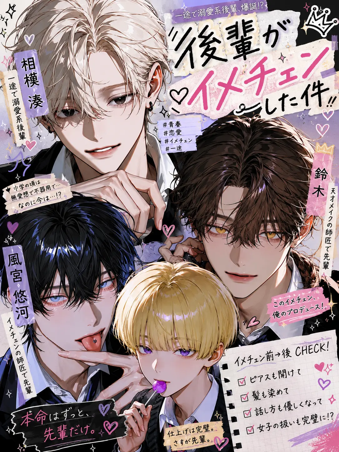 Kinakomochiii97의 後輩がイメチェンした件