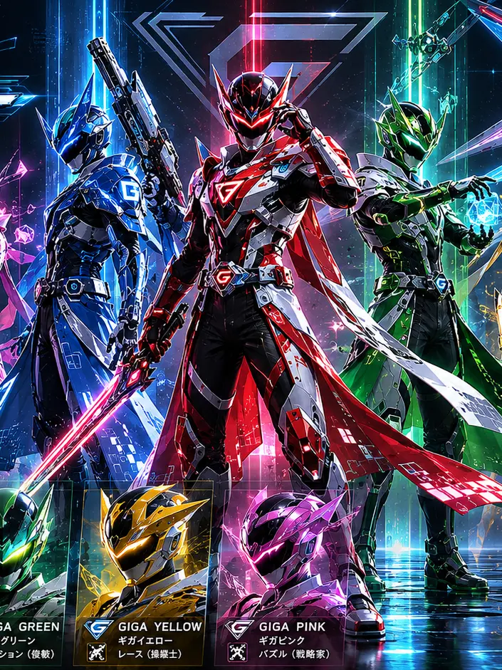 TartanFlax3051의 超電脳戦隊ギガレンジャー