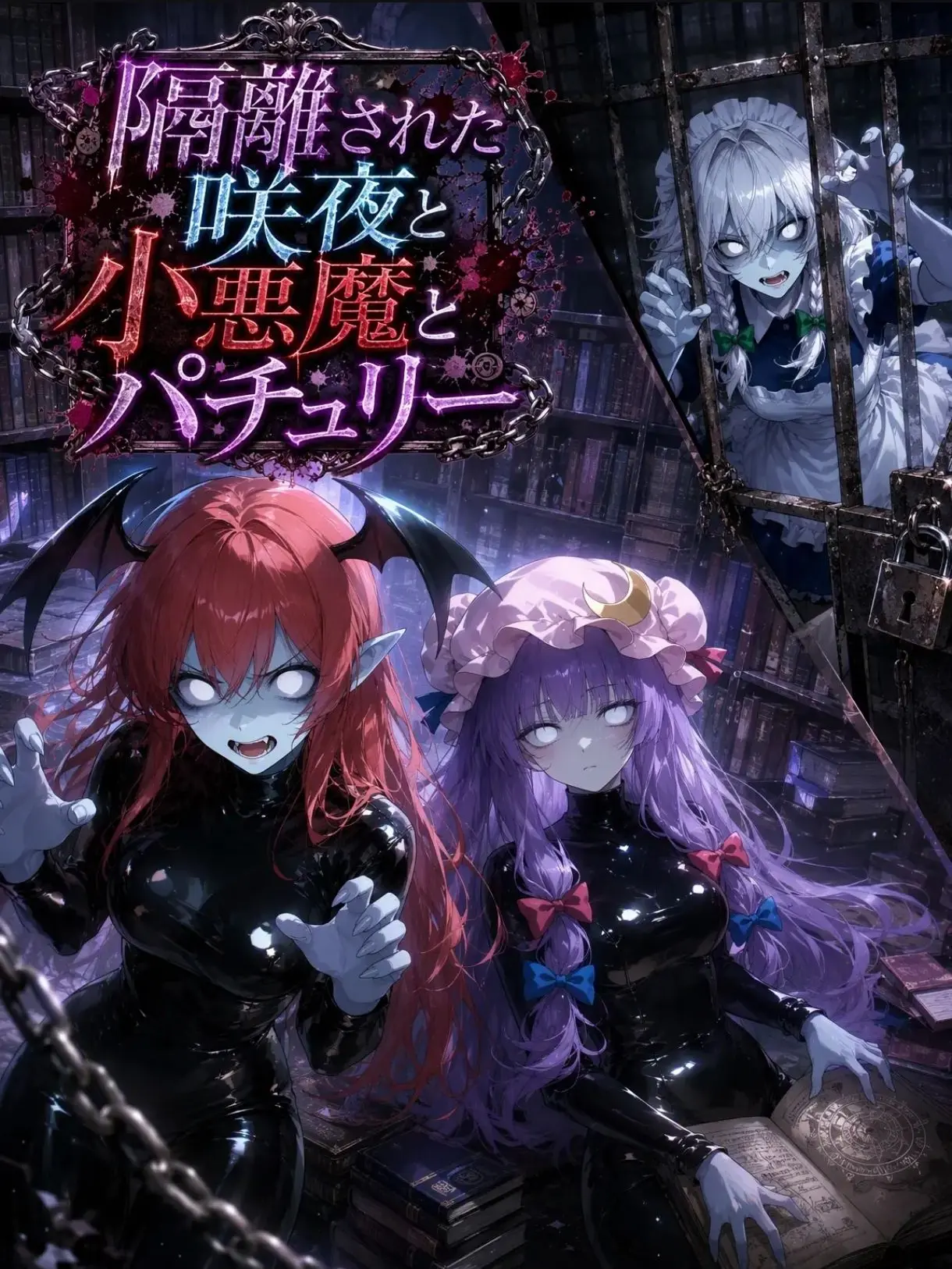 PoorBond0298의 咲夜と小悪魔とパチュリーが隔離された…