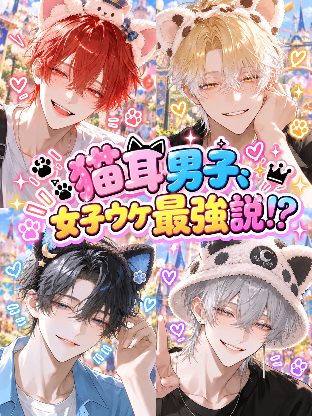 satorium의 猫耳男子、女子ウケ最強説！？