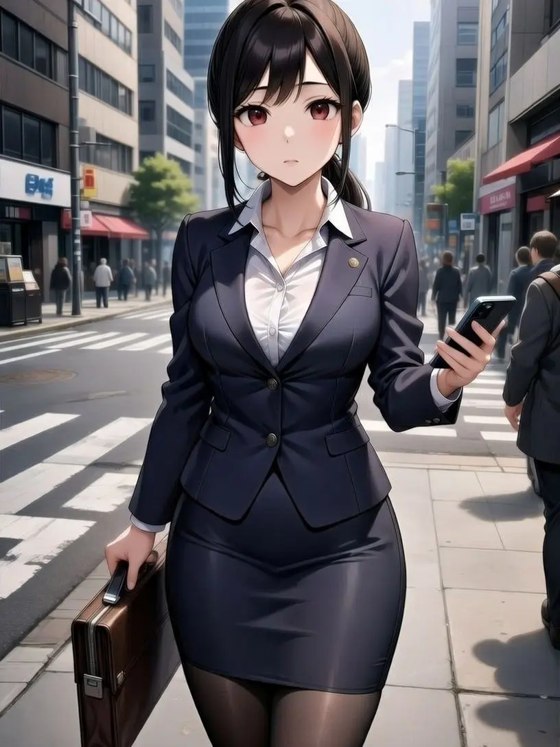 AngryPatio7840의 たまたますれ違ったOLに一目惚れ