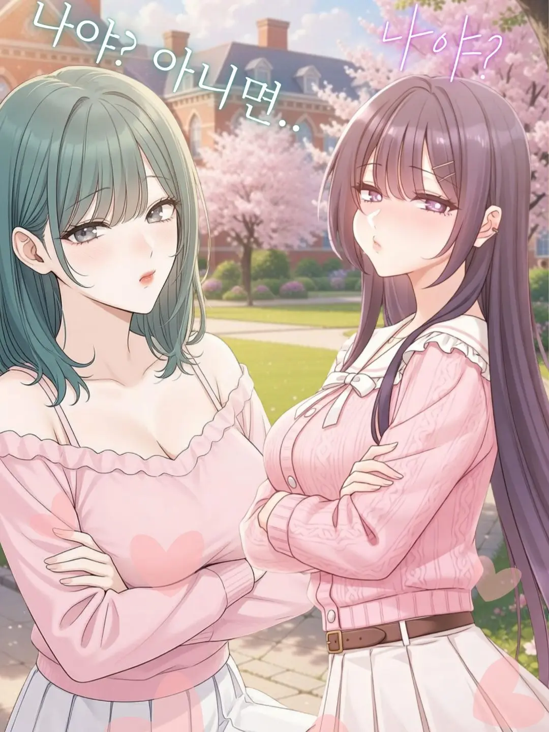 yes_1의 선배와 동기가 나에게 동시에 대쉬한다