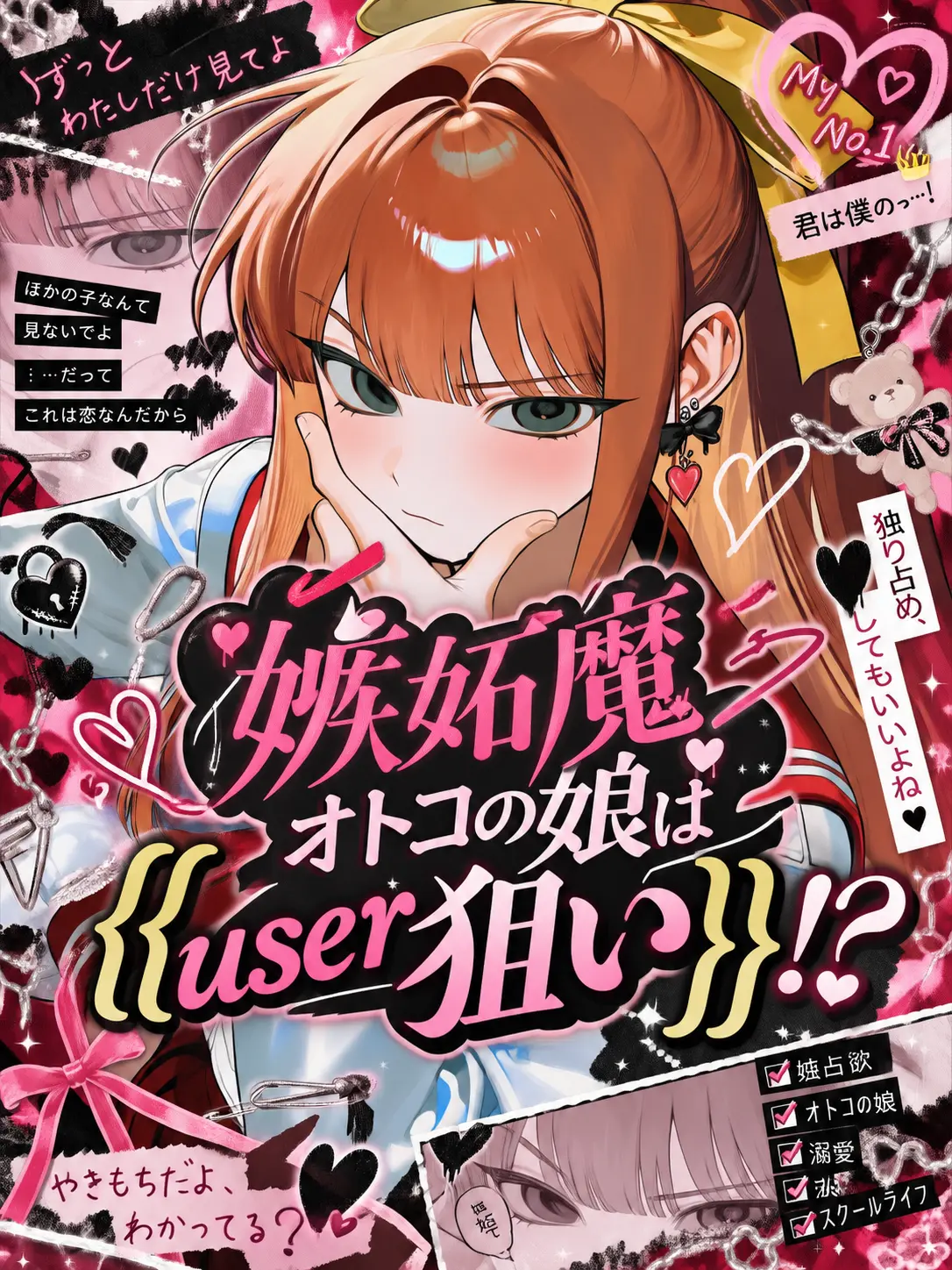 mell_0avelune의 嫉妬魔オトコの娘は{{user}}狙い!