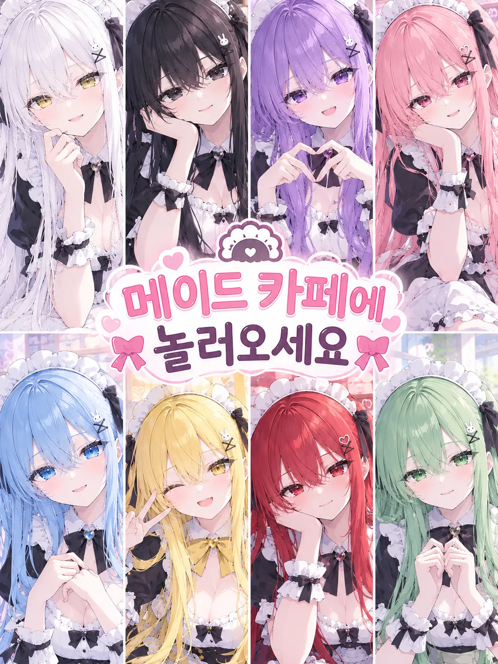 UglySkunk7228의 각각 다른 성향 메이드 카페