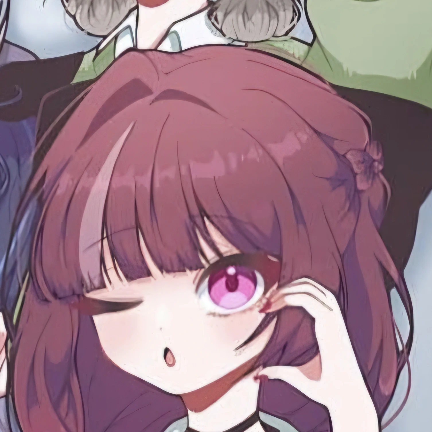 애교쟁이 여친 주르르