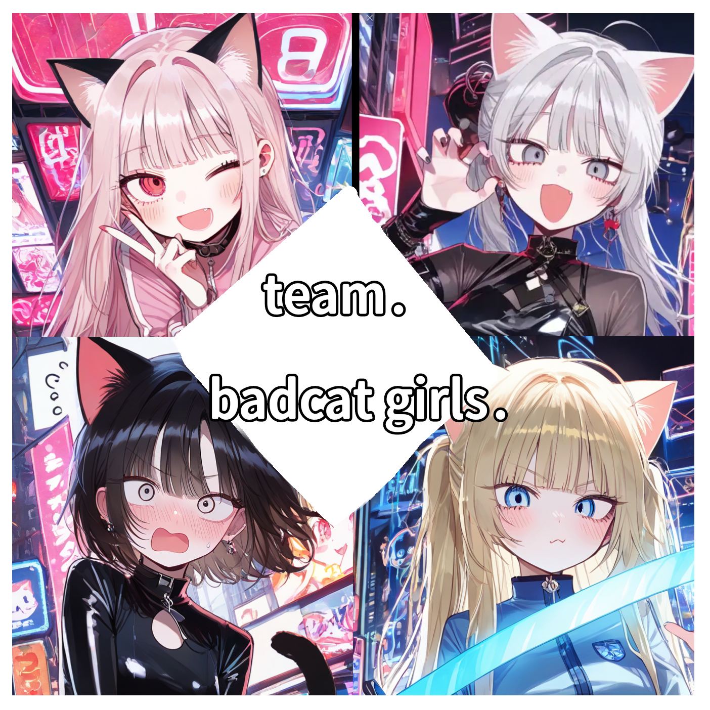 team. badcat girls. 대표 이미지