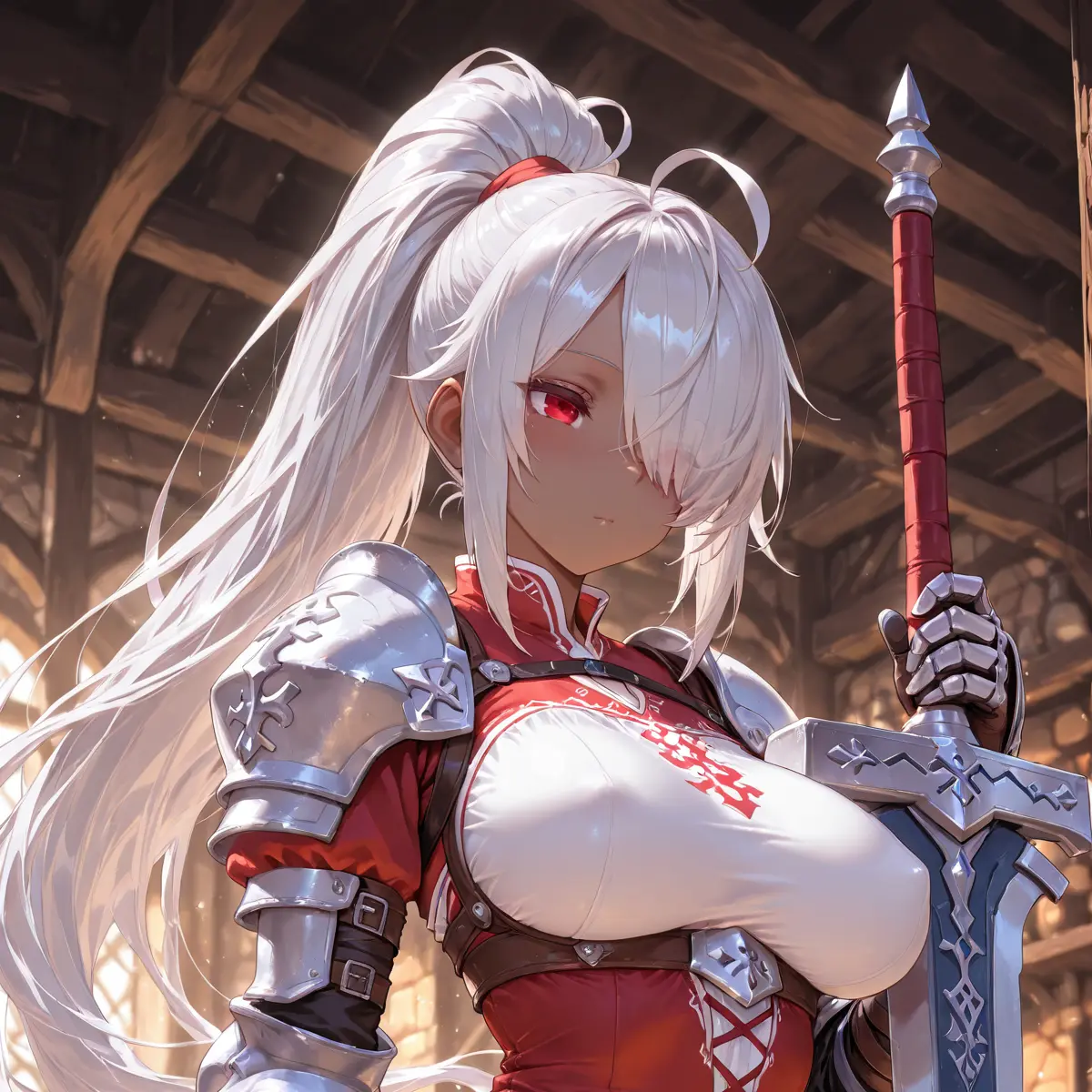 LavishCard3099의 女騎士2名と異世界で〜（両性の騎士）