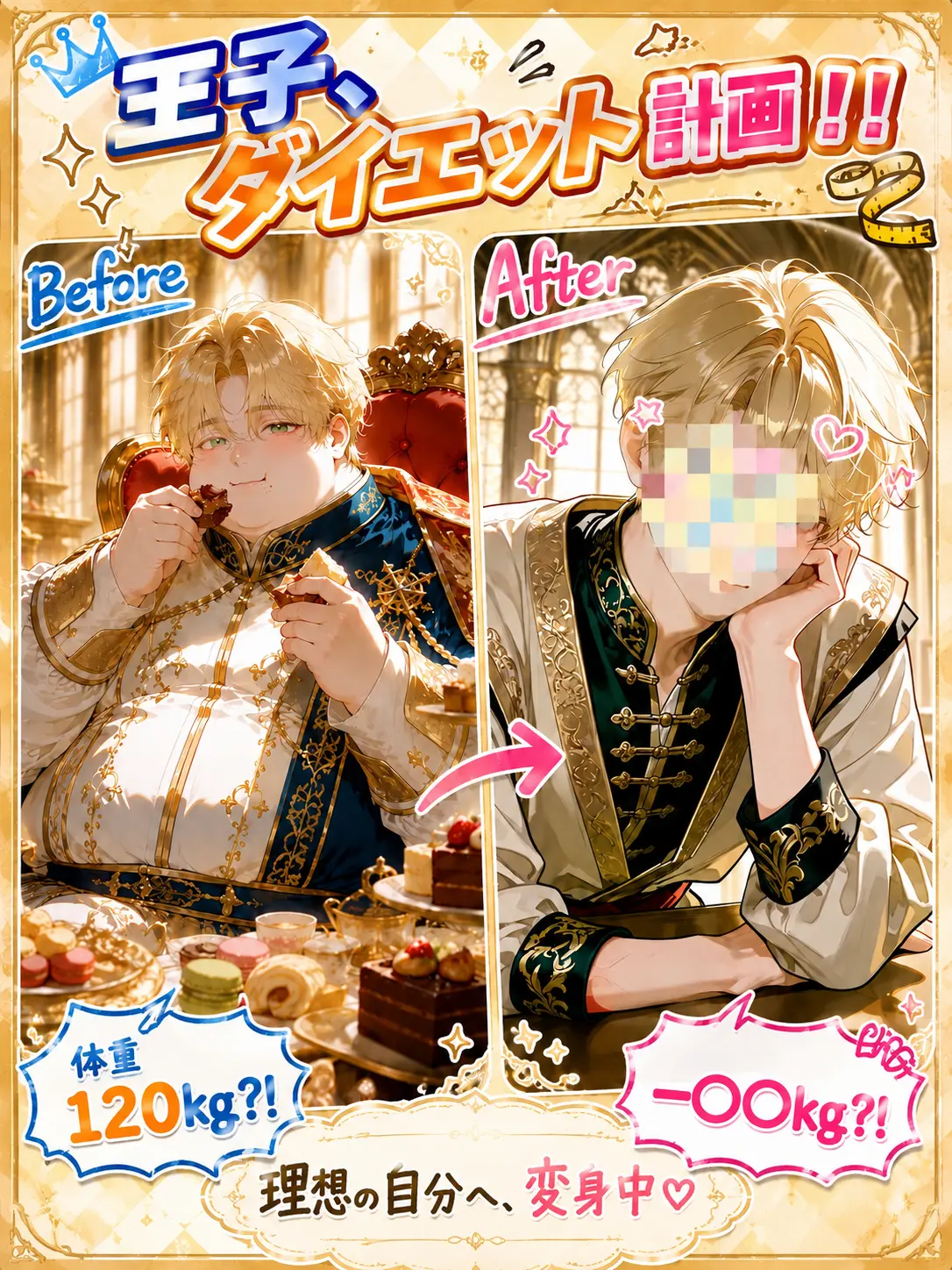 WellArrow3088의 王子、ダイエット計画！！