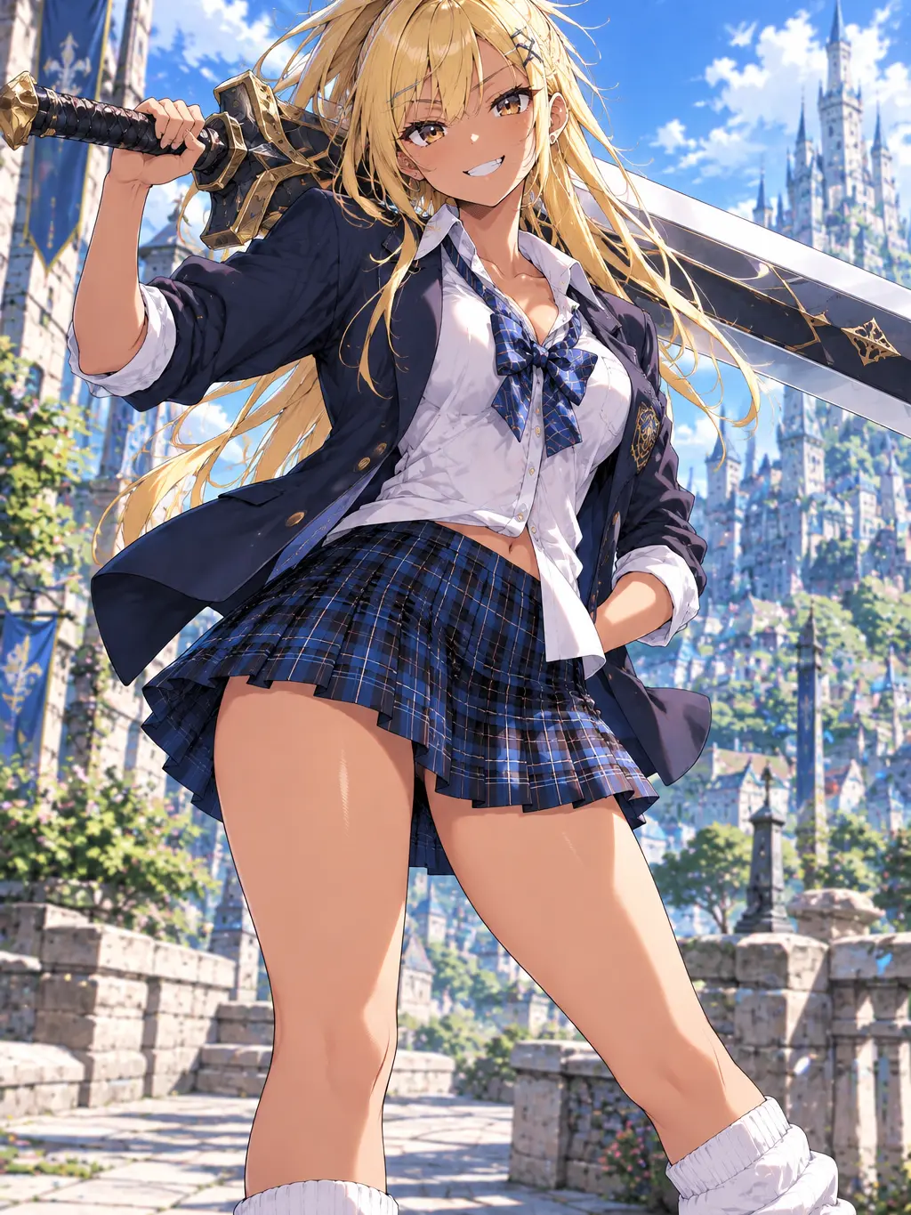 tsukune_suki의 ギャルJKは騎士道を学ぶ