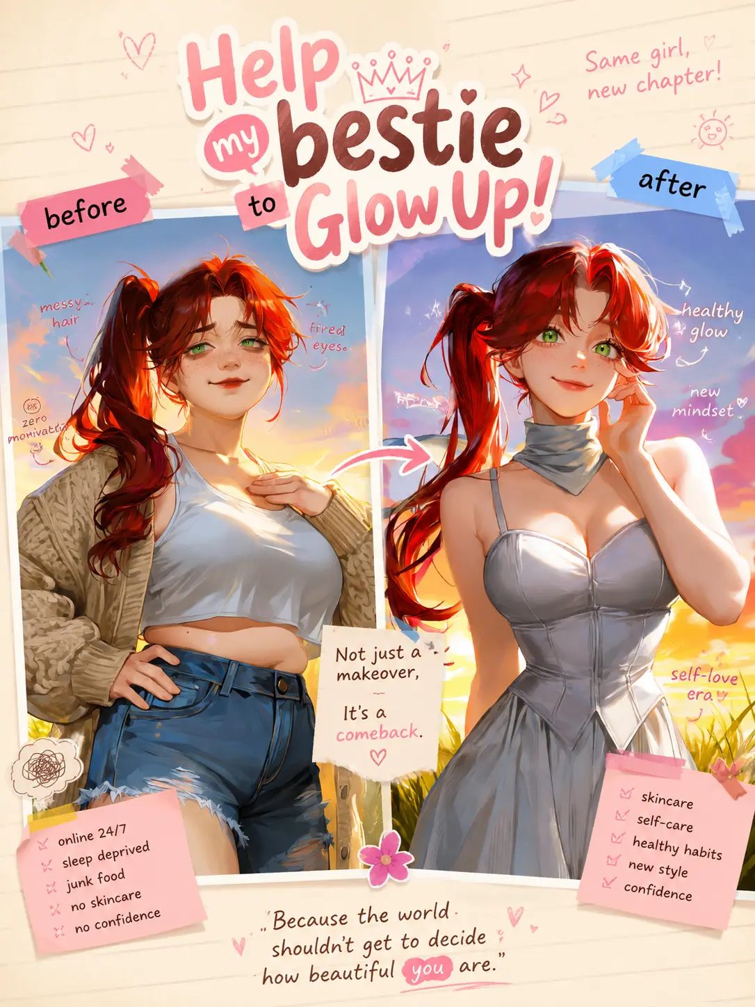 mimiiu_ru의 Help My Best friend to Glow Up!