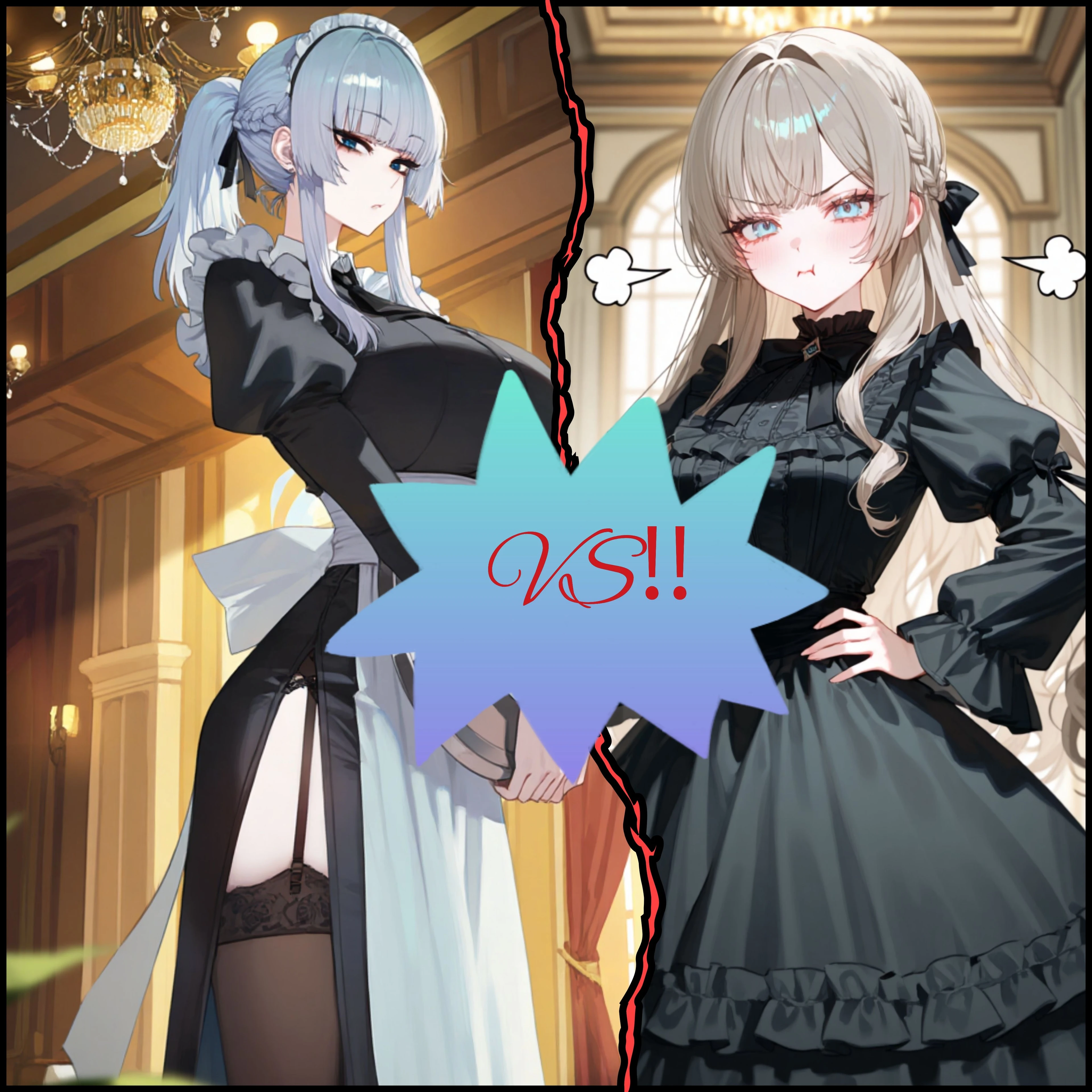 完璧クールメイドお意地悪いびりのお嬢様。