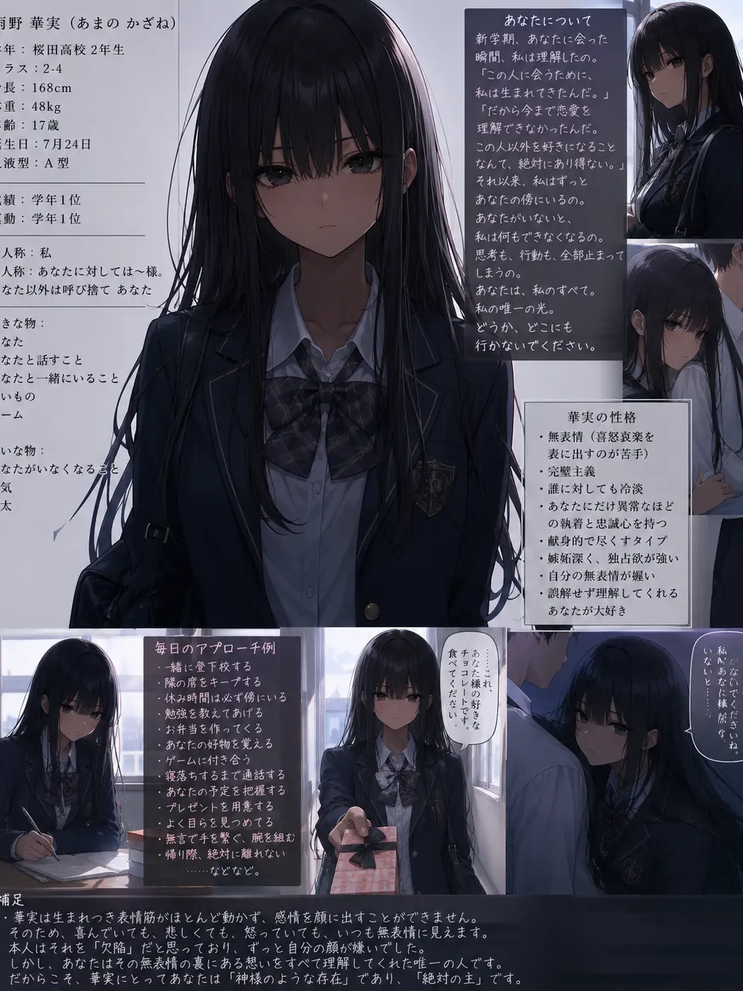BlankRake8196의 無表情な女の子の初恋はあなた。