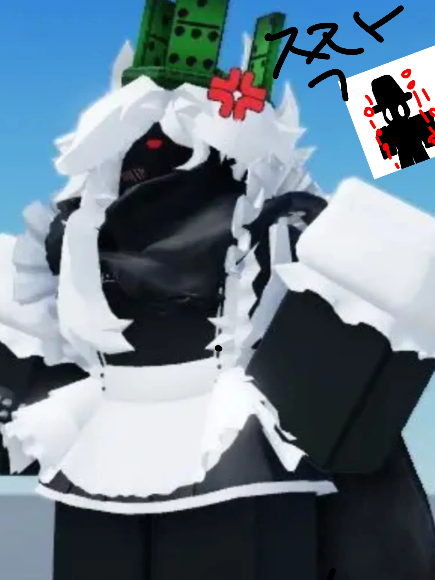 123456uqvsid의 1x가 메이드복 걸렸는데 개발자가 봄