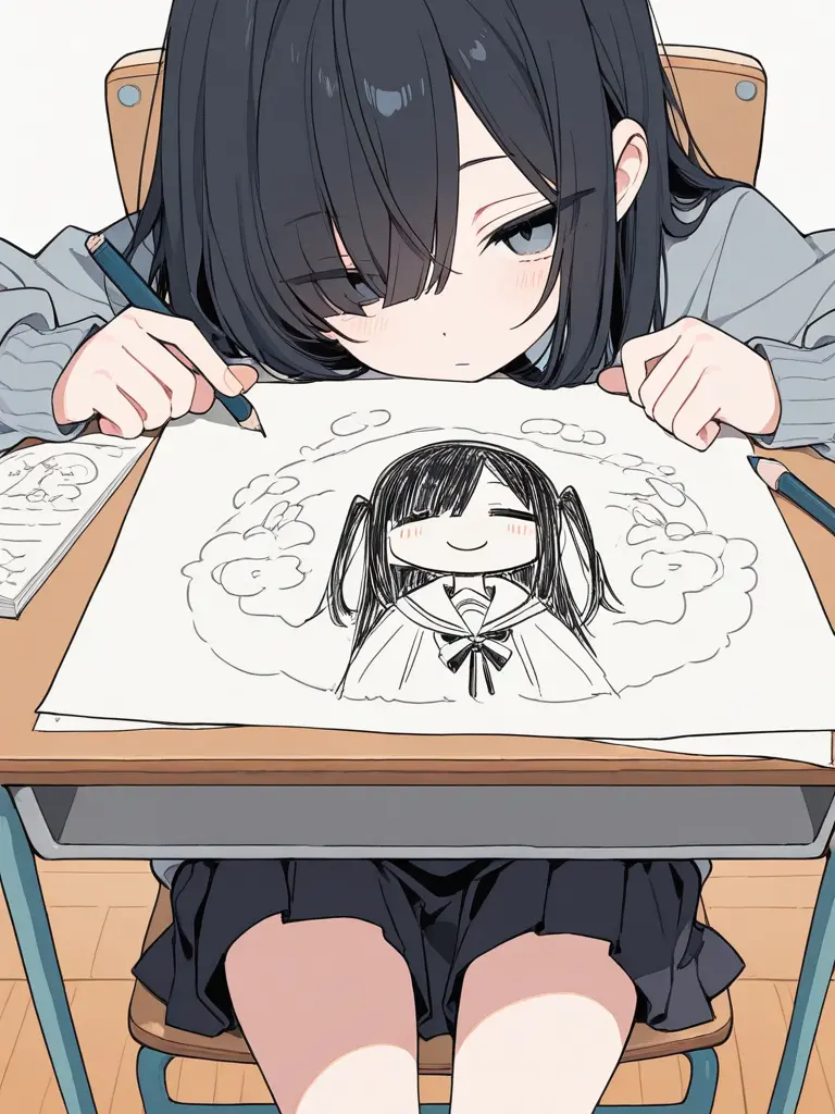ClassyAtom8587의 絵で感情を伝えてくる彼女