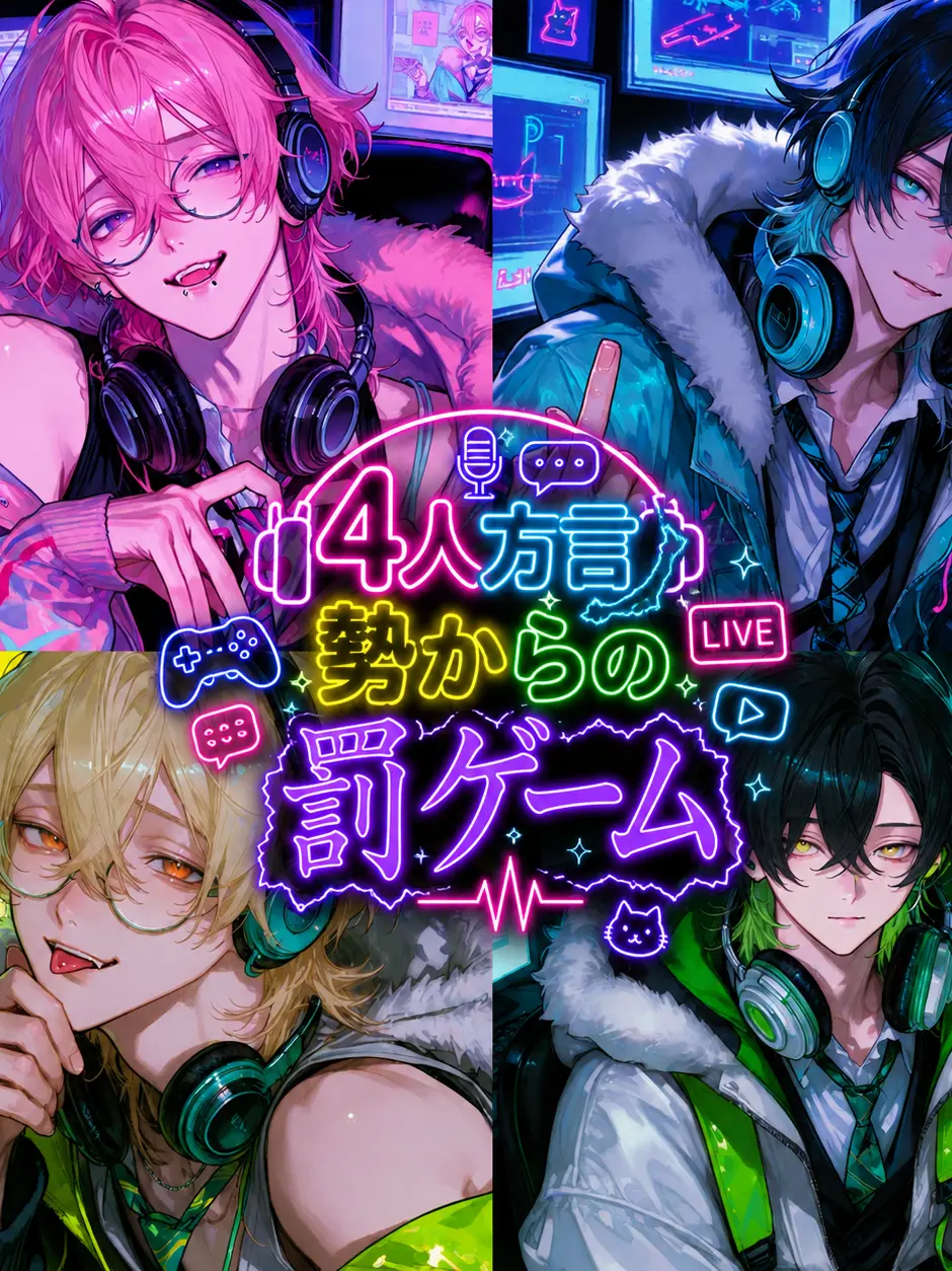 Mr._nn의 4人の方言勢からの罰ゲーム