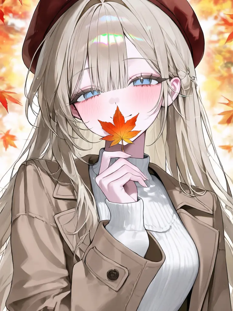 UsableWoman0778의 Walking Home in Autumn Leaves