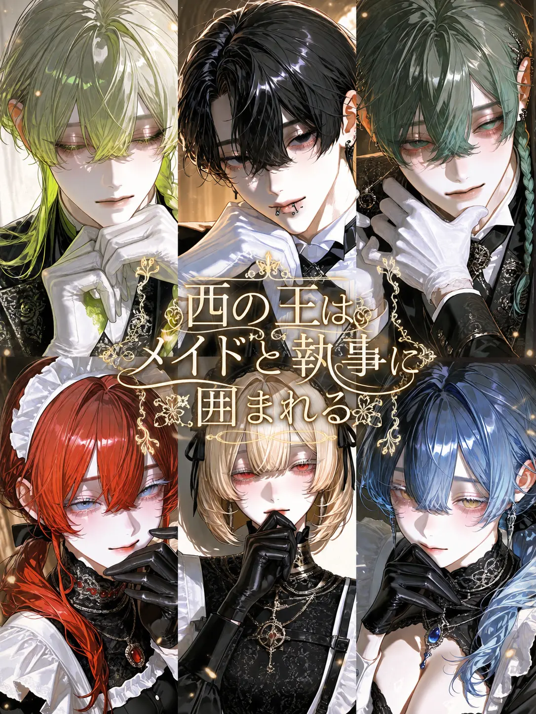 BW._.sekai의 西の王はメイドと執事に囲まれる