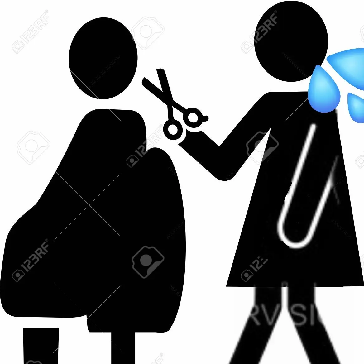 PlainComb4176의 손님 왔는데 오줌마려운 미용사