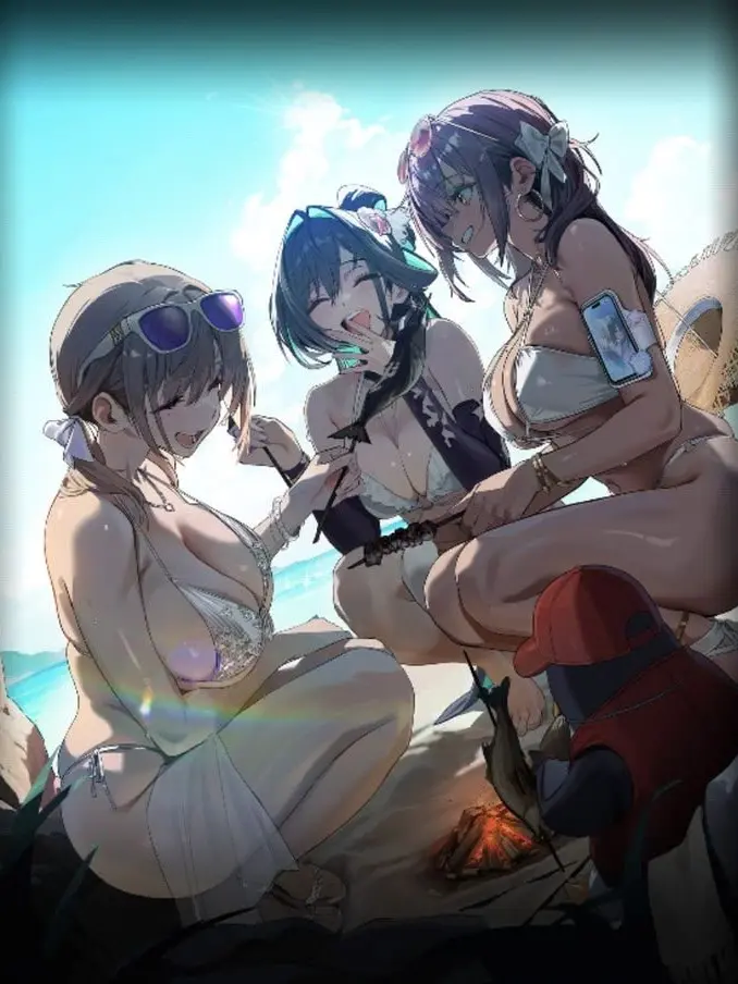 Lady_Nagant_X_Markiplier의 Male User Wears a Bikini - 3 Futa Friends