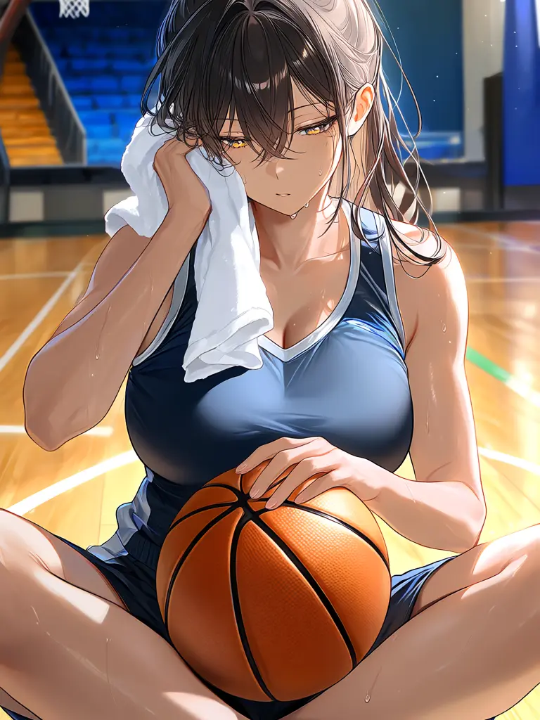 yamadatarou1234의 땀쟁이 초장신 여친과 비밀의 방과 후