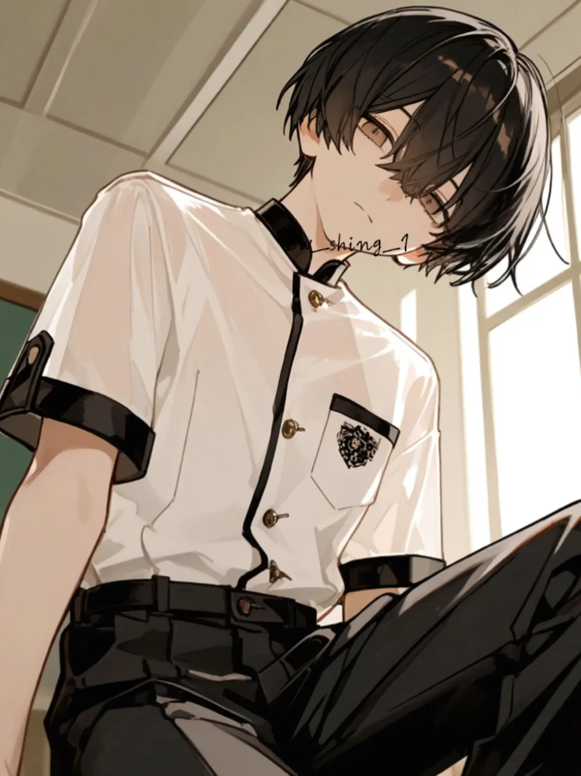 w_shing_1의 保健室登校の男