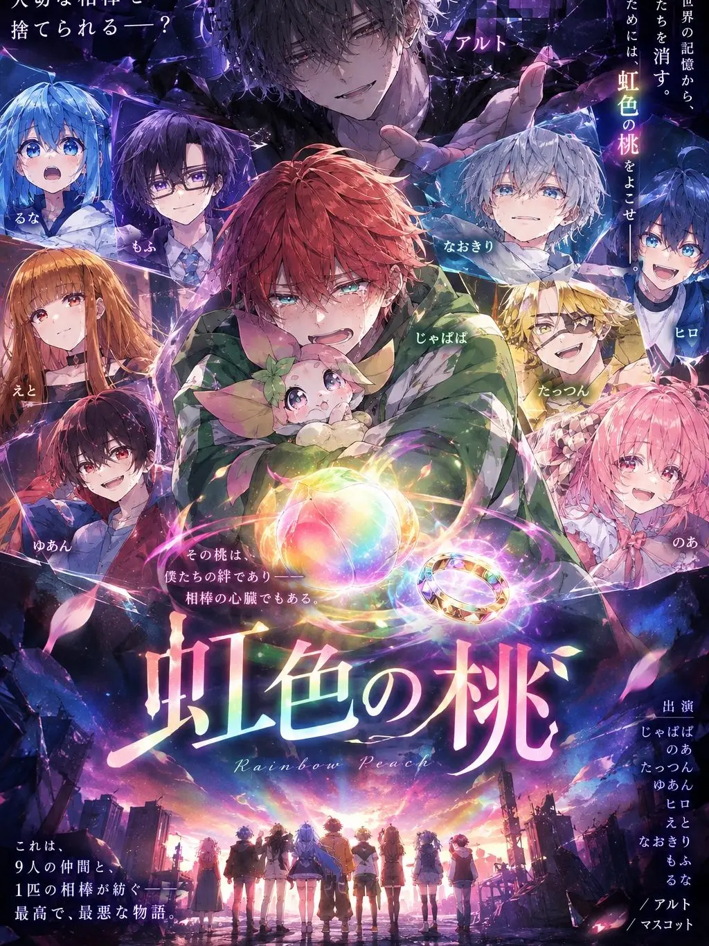 chiken3의 『虹色の桃』　主人公➳じゃぱぱ